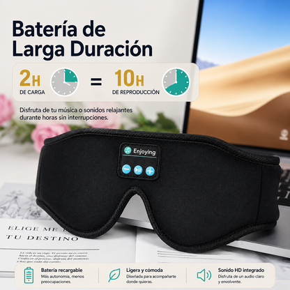 Máscara de Descanso con Bluetooth y Sonido HD