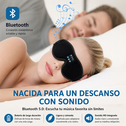Máscara de Descanso con Bluetooth y Sonido HD
