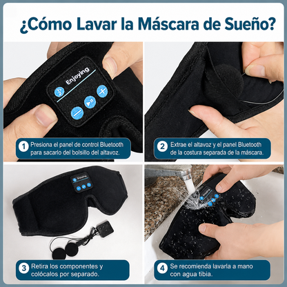 Máscara de Descanso con Bluetooth y Sonido HD